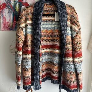 Anthropologie Knitted & Knotted  Knit Cardigan Sweater